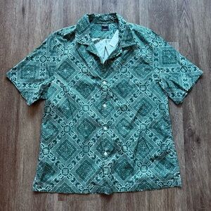 Todd Snyder Tile Short-sleeve Camp Collar Shirt